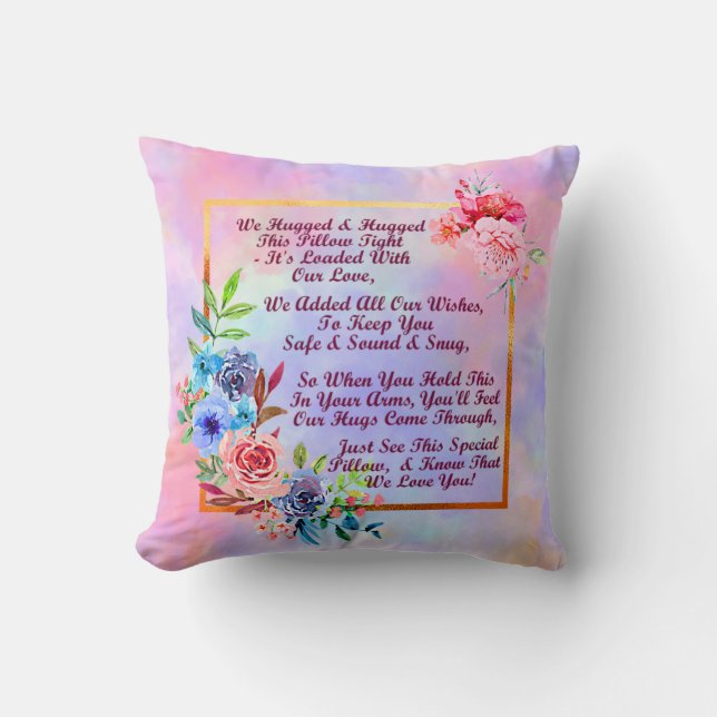 Nos Abrazamos Y Abrazamos Esta Almohada Que Te Ama (Anverso)