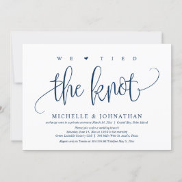 Nos Anudamos, Invitación de Boda y Huida