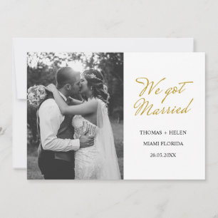 Nos casamos anuncio de boda