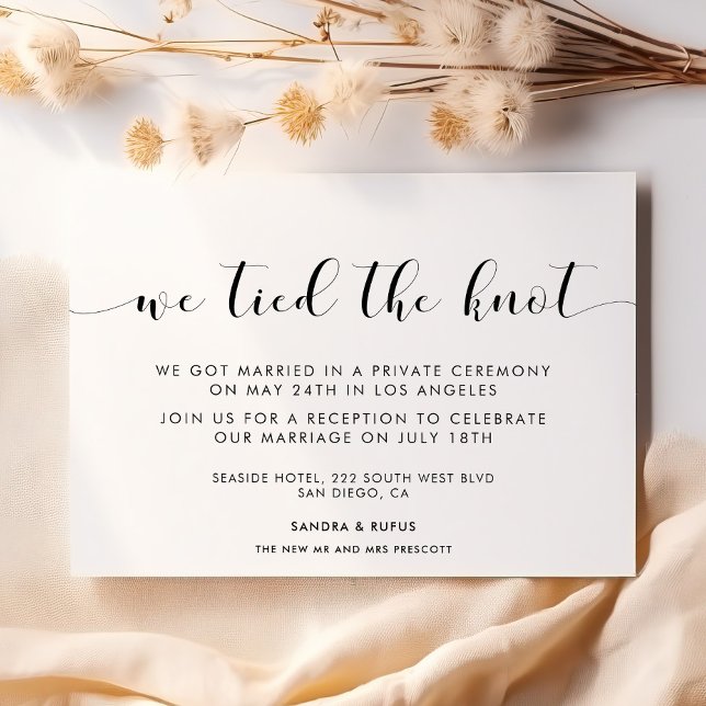 Nos casamos Anuncio elegante (Subido por el creador)