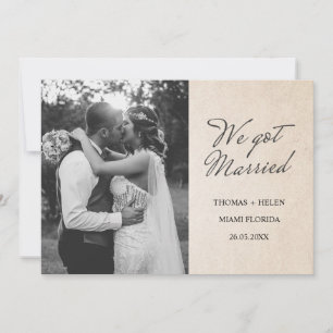 Nos casamos con invitación boda