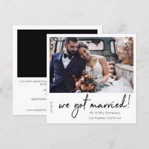 Nos Casamos Con La Invitación De Fotografías Insta