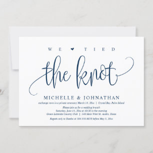Nos Casamos, Fiesta de Boda Fugaz Invitación