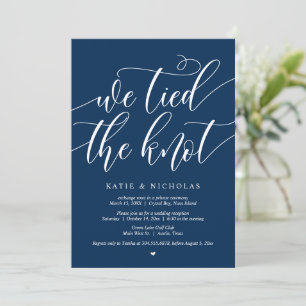 Nos casamos, Invitación de boda y fuga