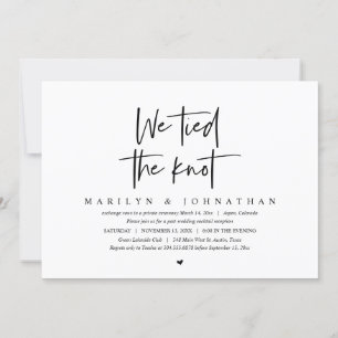 Nos casamos, invitación de bodas con fuga