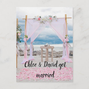 ¡Nos casamos! Invitación del matrimonio Postcard