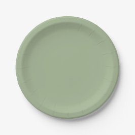Nos Casamos Plato de Cartón Verde