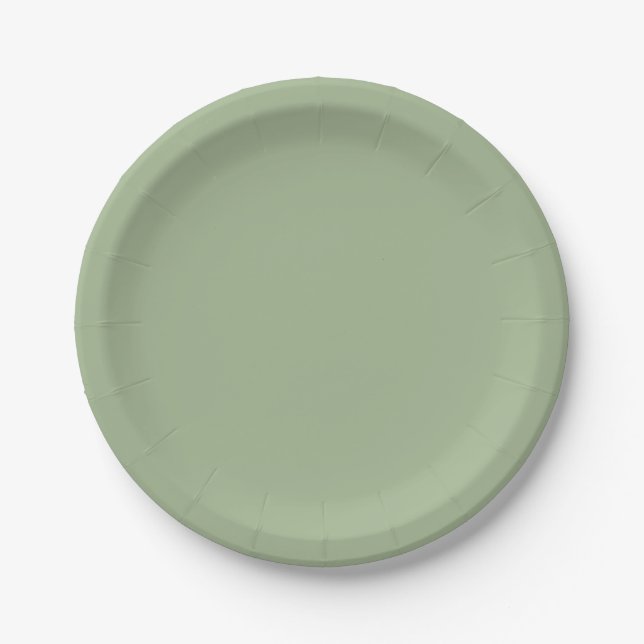 Nos Casamos Plato de Cartón Verde (Anverso)