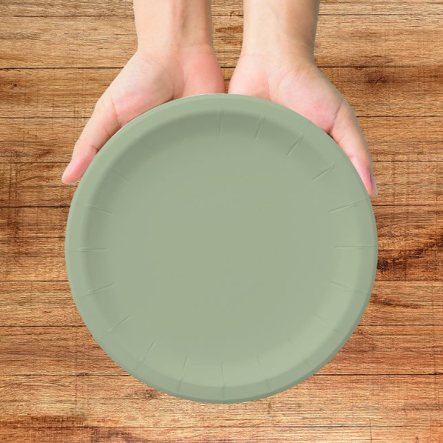 Nos Casamos Plato de Papel Verde (Subido por el creador)