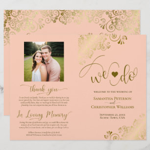 ¡Nos Casamos! Programa de Boda Coral Melocotón y O