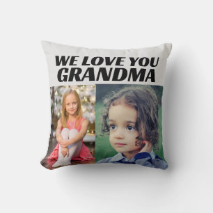 NOS ENCANTA EL COJÍN DECORATIVO DE FOTOS GRANDMA