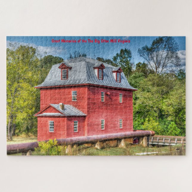 Nos encanta el rompecabezas de Virginia Jigsaw (Horizontal)