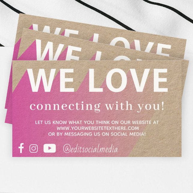 Nos encanta la tarjeta de presentación de la conex (Subido por el creador)