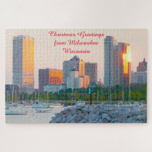 Nos encanta Milwaukee Wisconsin. Rompecabezas