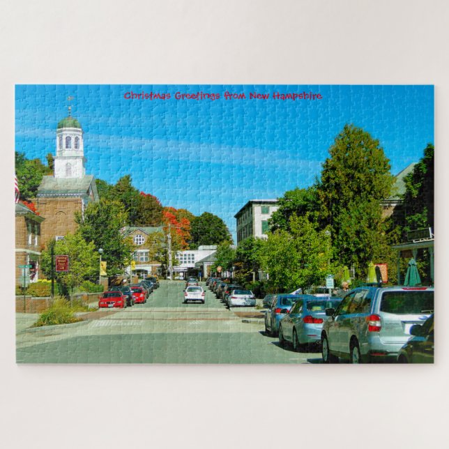 Nos encanta rompecabezas de New Hampshire (Horizontal)