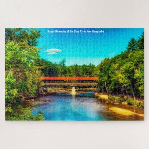 Nos encanta Saco River New Hampshire Rompecabezas