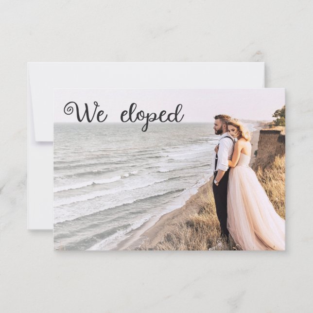 Nos escapamos anuncio moderno minimalista de 2 fot (Anverso)