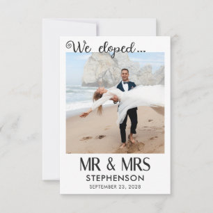 Nos escapamos con una boda de código QR de foto mi