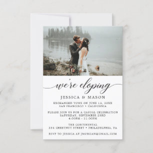 Nos estamos escapando Invitación Anuncio de escapa