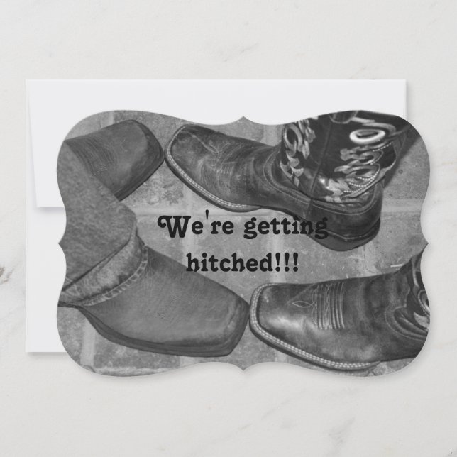 ¡¡¡NOS ESTÁN HACIENDO COLGAR!!! INVITACIÓN DE BODA (Anverso)