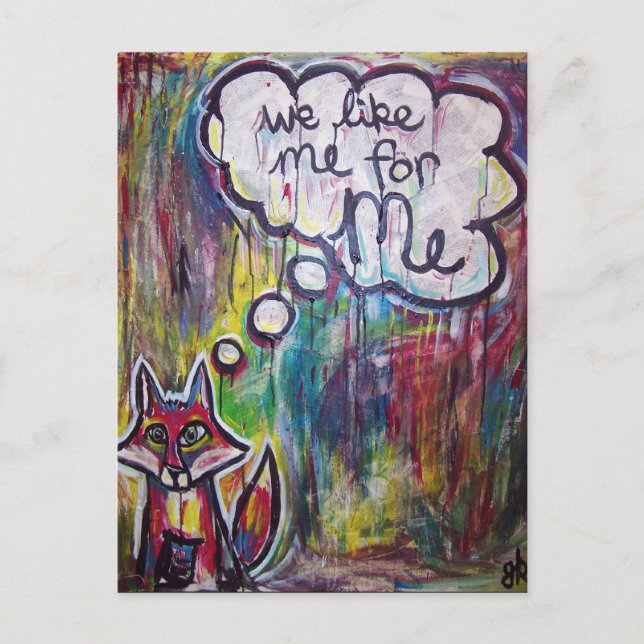 Nos gusta mi tarjeta postal (Anverso)