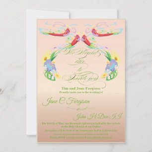 Nos gustaría invitarle a la invitación de boda V2