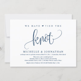 Nos hemos casado, Invitación de boda para fiesta d