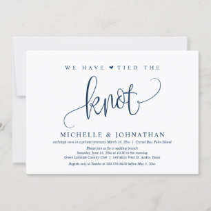 Nos hemos casado, Invitación de boda para fiesta d