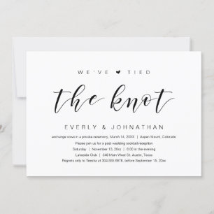 Nos hemos casado, Invitación de Elopamiento de Bod