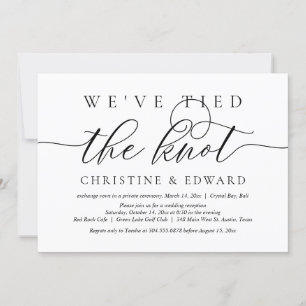 Nos hemos casado, Invitación de Elopamiento de Bod
