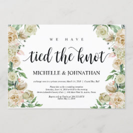 Nos hemos casado, invitaciones de recepción de Elo