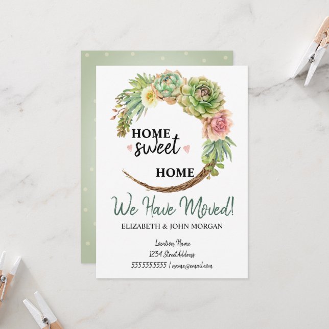 Nos Hemos Movido, Cactus De Flores De Agua, Sucule (Anverso/Reverso In Situ)