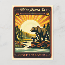 Nos hemos mudado a Carolina del Norte | Postal de 