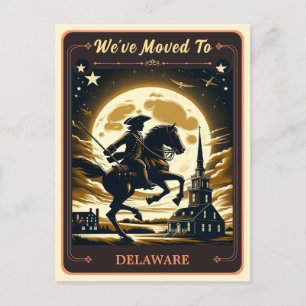 Nos hemos mudado a Delaware Postal de época