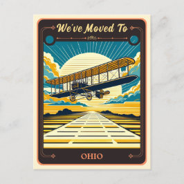 Nos hemos mudado a Ohio | Postal de época