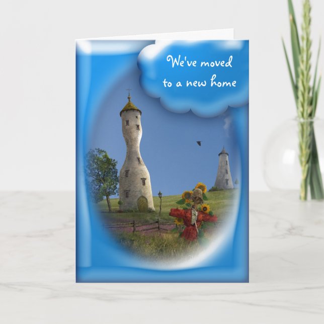 Nos hemos mudado a un nuevo hogar - Tarjeta (Anverso)