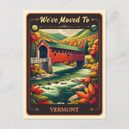 Nos hemos mudado a Vermont | Postal de época