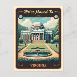 Nos hemos mudado a Virginia | Postal de época