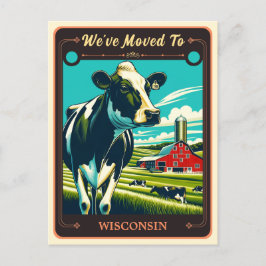 Nos hemos mudado a Wisconsin | Postal de época
