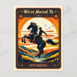 Nos hemos mudado a Wyoming | Postal de época