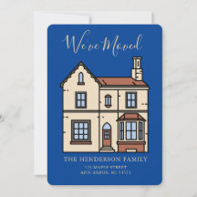 Nos hemos mudado Anuncio de mudanza a nueva casa