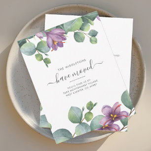 Nos hemos mudado Anuncio de mudanza de Eucalipto