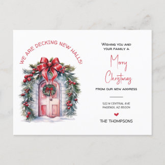 Nos hemos mudado Anuncio de Navidad al mudarnos a