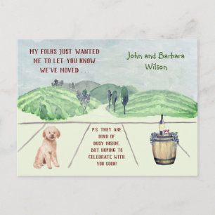 NOS HEMOS MUDADO ANUNCIO DE PERRO FAMILIAR DIVERTI