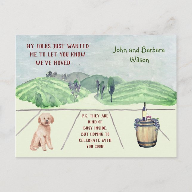 NOS HEMOS MUDADO ANUNCIO DE PERRO FAMILIAR DIVERTI (Anverso)