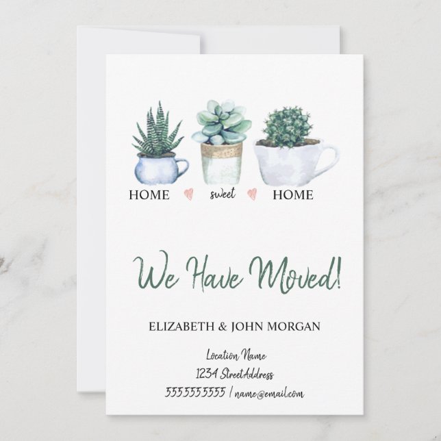 Nos Hemos Mudado, Cactus De Flores De Agua (Anverso)