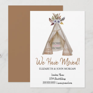 Nos hemos mudado, carpa floral móvil