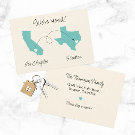 ¡Nos hemos mudado! De Estado a Estado Anuncio