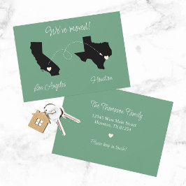 ¡Nos hemos mudado! De Estado a Estado Anuncio