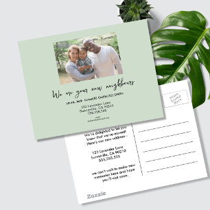 Nos hemos mudado de la tarjeta postal de fotos - H